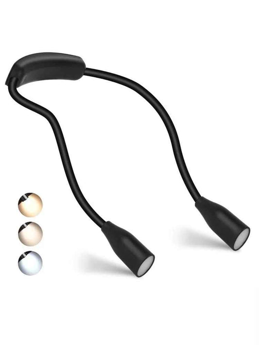 Lampe de lecture LED rechargeable à bras Flexible